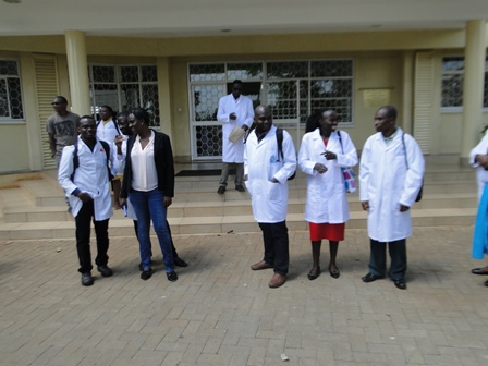 Photo: CEBIB postgraduates tour African Reference Lab for Bee Health, ICIPE 