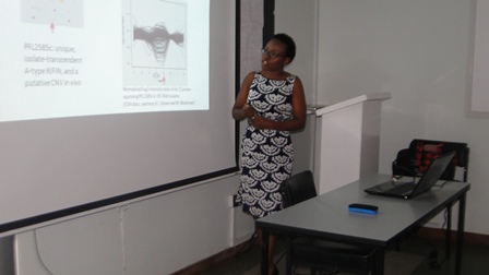 Photo: CEBIB guest presenter, Dr. Priscilla Ngotho